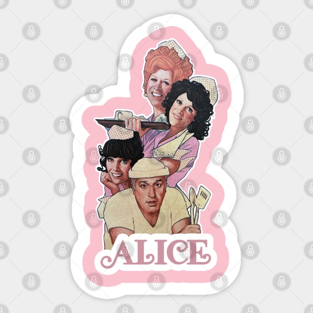 Alice '70s TV Show Sticker by RetroZest